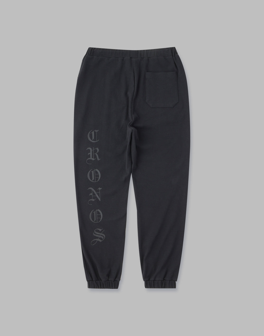 CRONOS BLACK LETTER LOGO SWEAT LONGPANTS【BLACK】