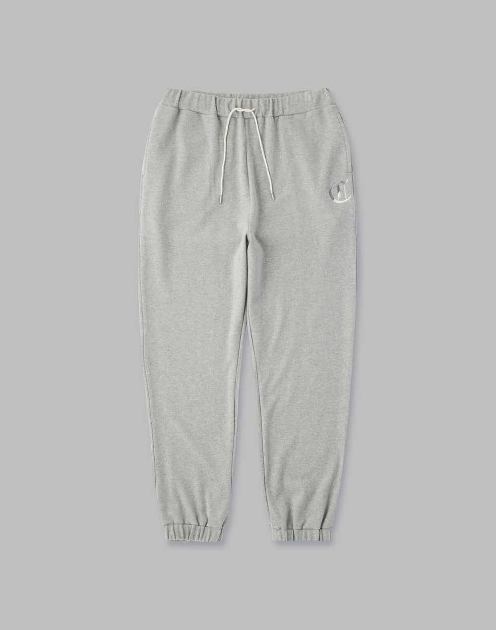 CRONOS BLACK LETTER LOGO SWEAT LONGPANTS【GRAY】