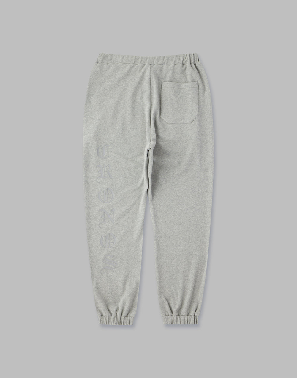 CRONOS BLACK LETTER LOGO SWEAT LONGPANTS【GRAY】