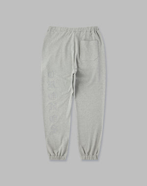 CRONOS BLACK LETTER LOGO SWEAT LONGPANTS【GRAY】