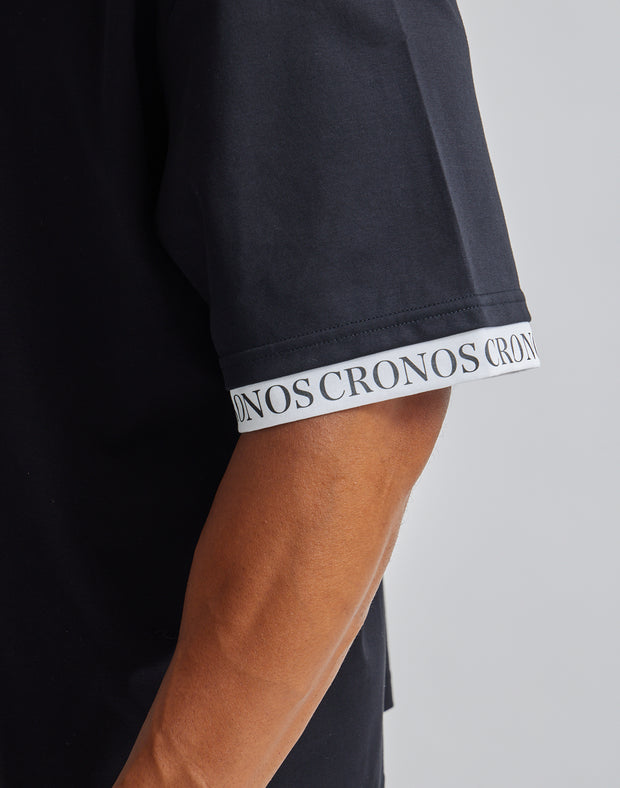 CRONOS ACTIVE OVERSIZE POLO【BLACK】