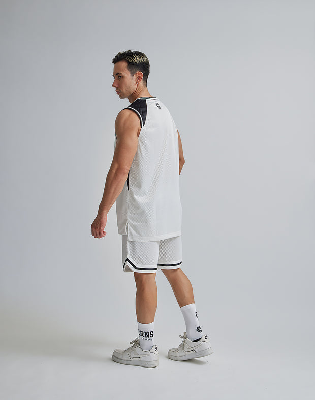 CRONOS BASKET SHORTS【WHITE】