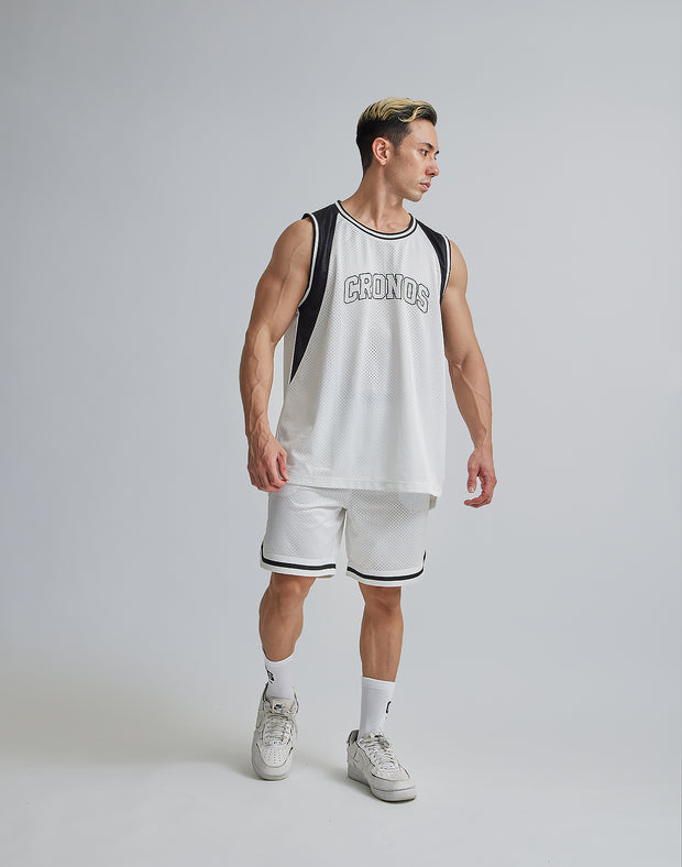 CRONOS BASKET TANKTOP【WHITE】