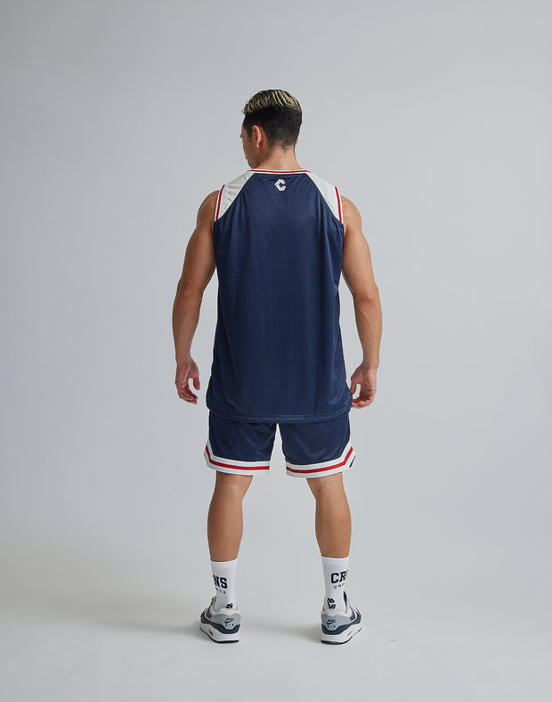CRONOS BASKET TANKTOP【NAVY】
