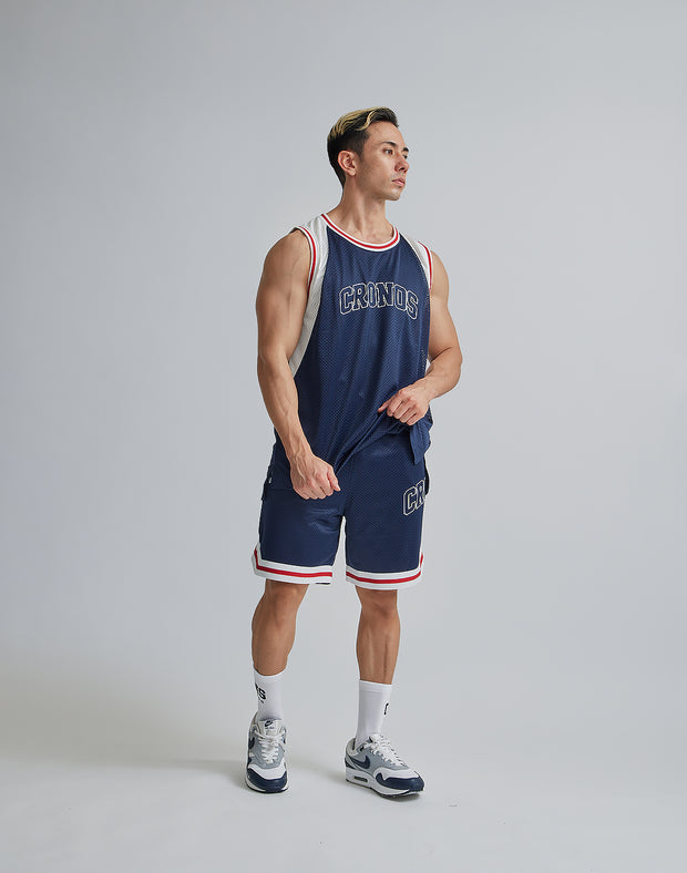 CRONOS BASKET TANKTOP【NAVY】