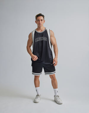 CRONOS BASKET TANKTOP【BLACK】