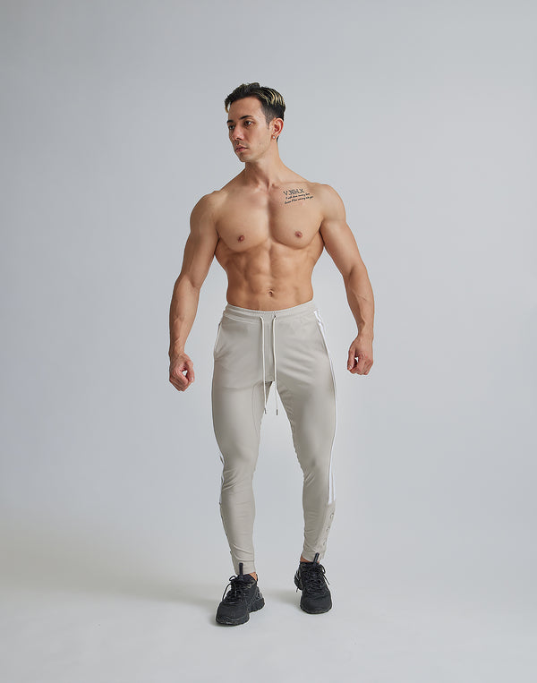 CRONOS 2LINE BOTTON LONGPANTS【BEIGE】