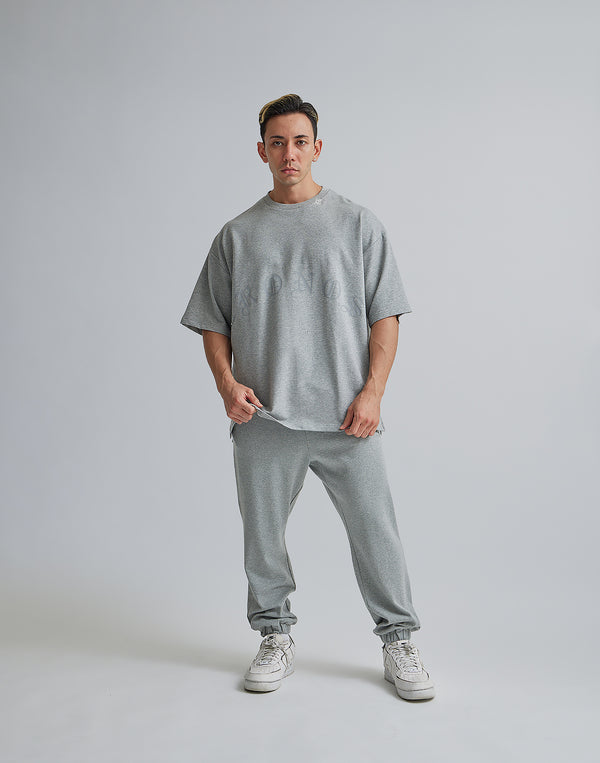 CRONOS BLACK LETTER LOGO SWEAT LONGPANTS【GRAY】