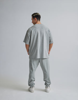 CRONOS BLACK LETTER LOGO SWEAT LONGPANTS【GRAY】