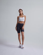 CRONOS WOMEN SPORT SHORT LEGGINGS【BLACK】