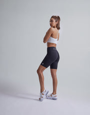 CRONOS WOMEN SPORT SHORT LEGGINGS【BLACK】