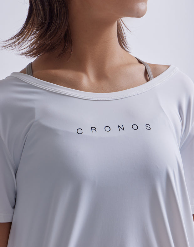 CRONOS WOMEN COOL MATERIAL T-SHIRTS【YELLOW】