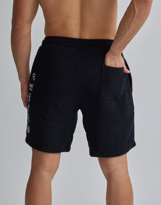 CRONOS ROOM BLACK LETTER SHORTS【GRAY】