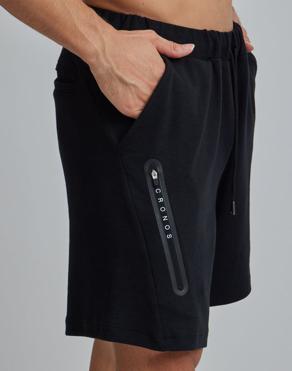 CRONOS ZIPLOGO HALF PANTS [GRAY]
