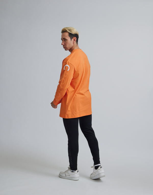 CRONOS ARM LOGO LONGSLEEVE【ORANGE】
