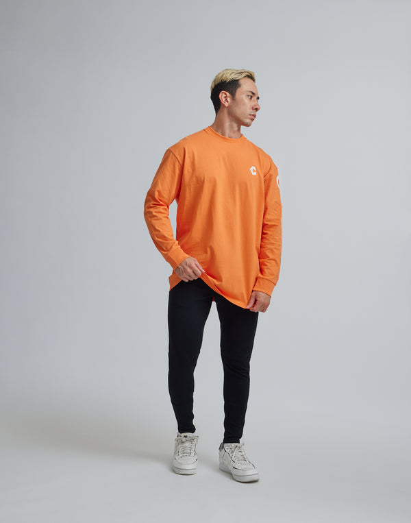 CRONOS ARM LOGO LONGSLEEVE【ORANGE】
