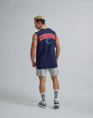 CRONOS ZIPLOGO HALF PANTS [GRAY]