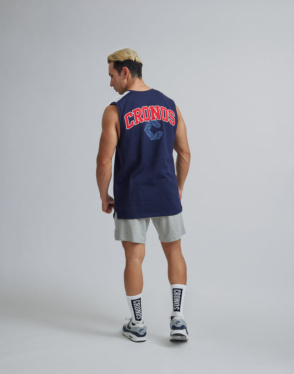 CRONOS ZIPLOGO HALF PANTS [GRAY]