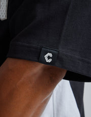CRONOS PATCH LOGO OVERSIZE T-SHIRTS【BLACK】