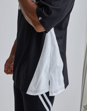 CRONOS PATCH LOGO OVERSIZE T-SHIRTS【BLACK】