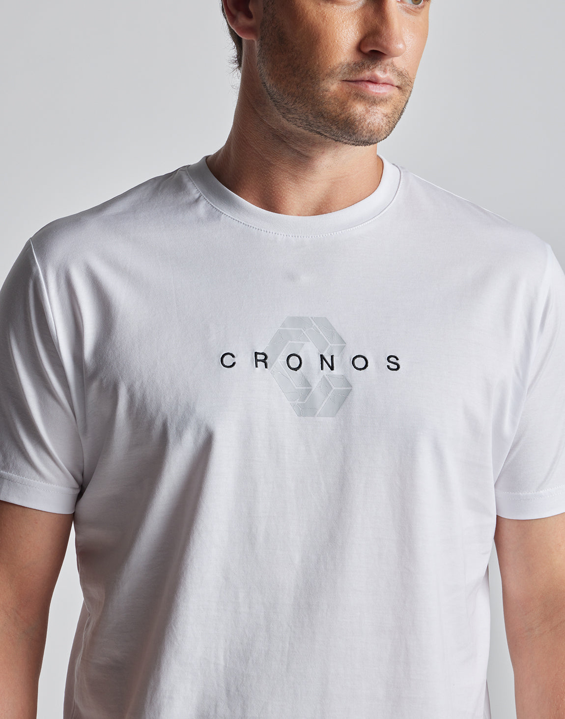 CRONOS BLACK SUPIMA COTTON T-SHIRTS