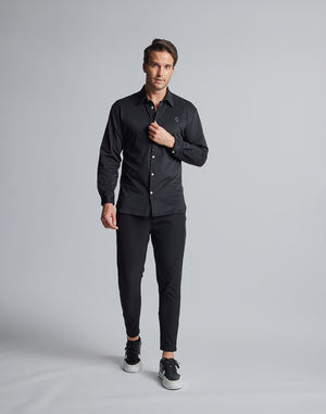 CRONOS BLACK BACK LOGO SHIRTS