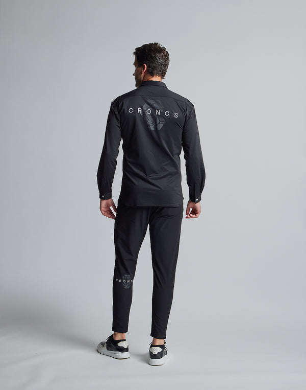 CRONOS BLACK BACK LOGO SHIRTS