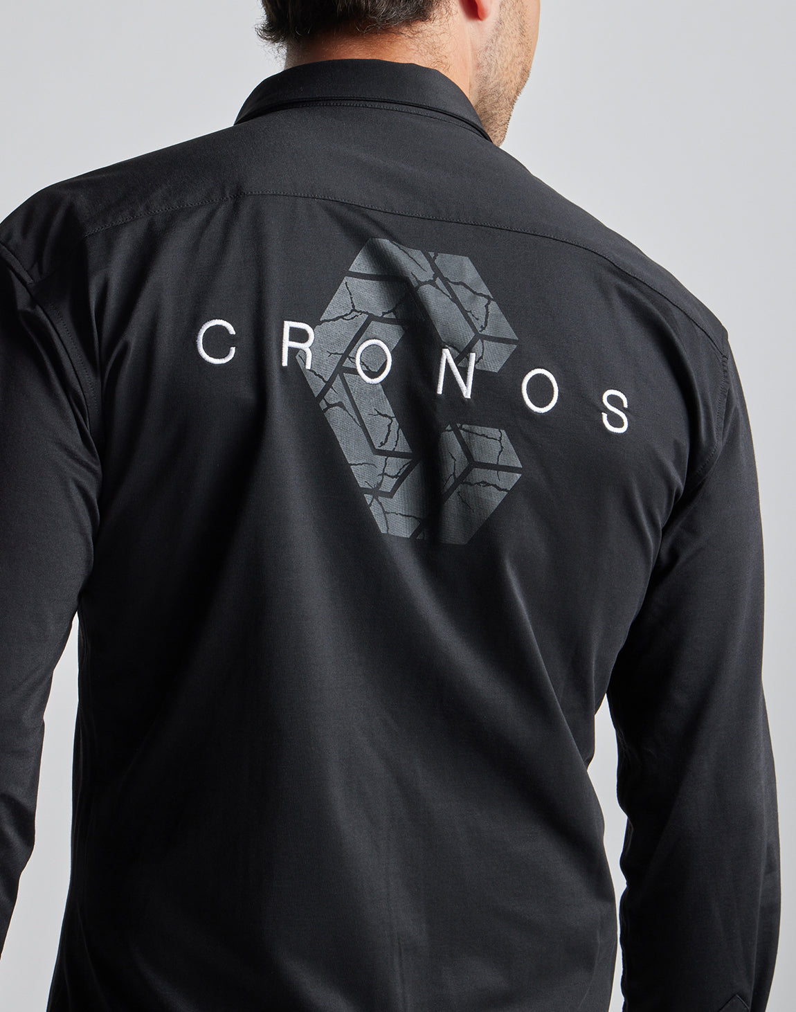 CRONOS BLACK BACK LOGO SHIRTS – クロノス CRONOS Official Store