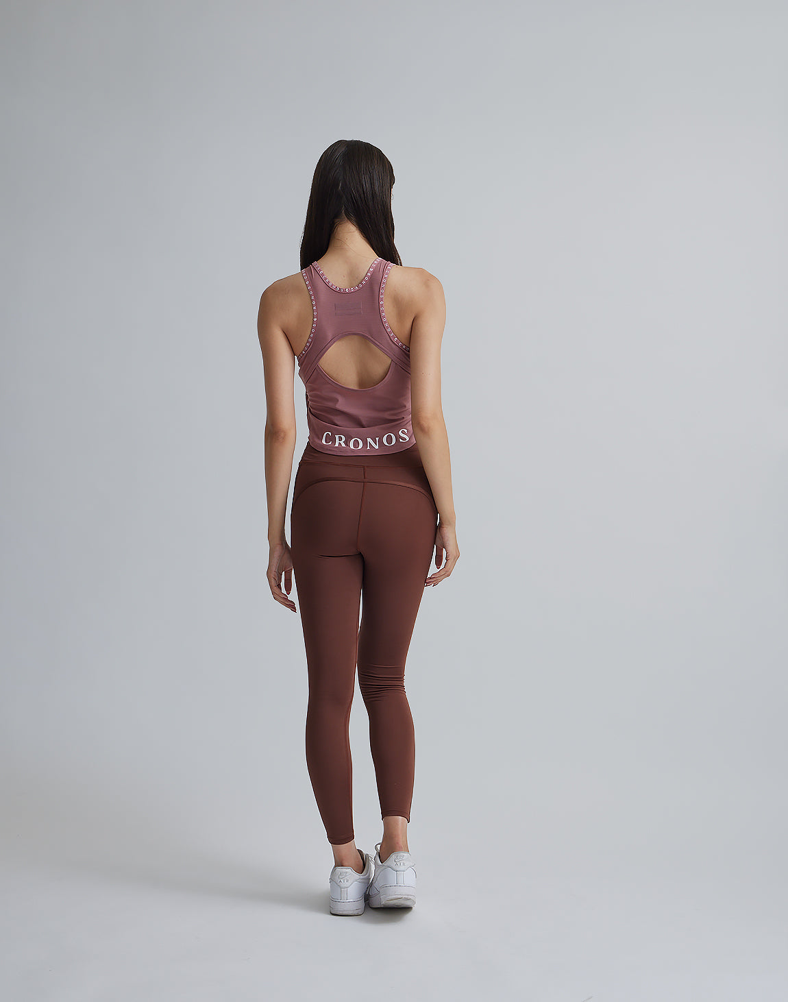 CRONOS WOMEN BACK OPEN TANK TOP【PINK】 – クロノス CRONOS