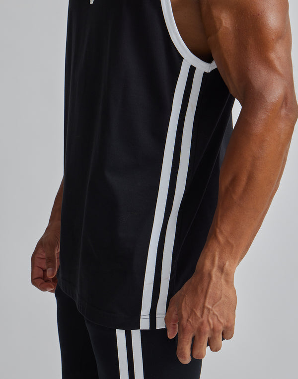 CRONOS 2LINE TANKTOP【NAVY】