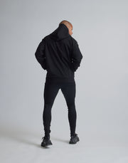 CRONOS 2LINE HOODIE【BLACK×WHITE】
