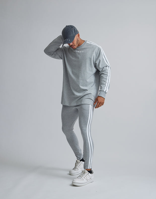 CRONOS 2LINE LONGSLEEVE【GRAY】