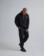 CRONOS CALF LOGO SWEAT LONGPANTS【BLACK】