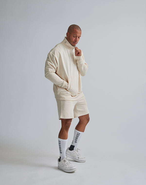 CRONOS HALF ZIP PULLOVER【CREAM】