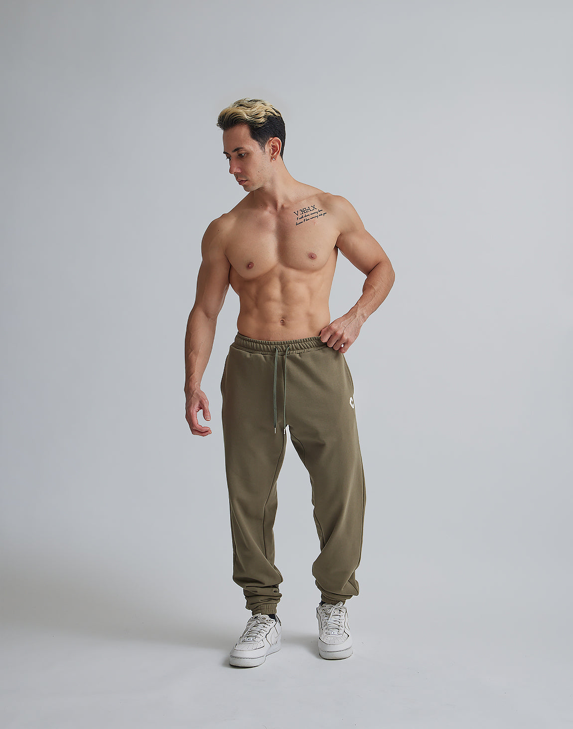 CRONOS CALF LOGO SWEAT LONGPANTS – クロノス CRONOS