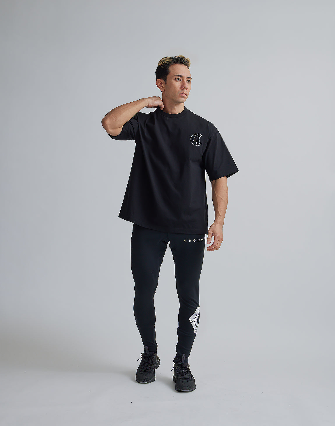 CRONOS BLACK LETTER OVERSIZE T-SHIRTS – クロノス 