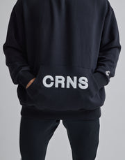 CRNS EMBROIDERY HOODIE【NAVY】