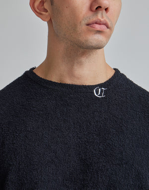CRONOS ROOM BLACK LETTER LOGO T-SHIRTS【C.GRAY】