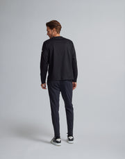 CRONOS BLACK SUPIMA COTTON LONGSLEEVE【BLACK】