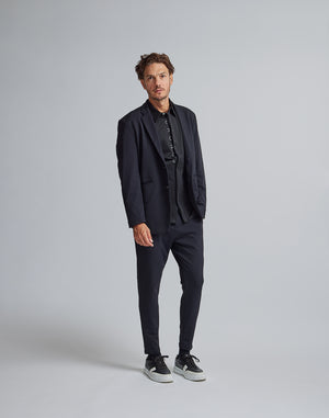 CRONOS BLACK TAILORED STRETCH JACKET【BLACK】