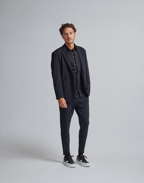 CRONOS BLACK TAILORED STRETCH JACKET【BLACK】