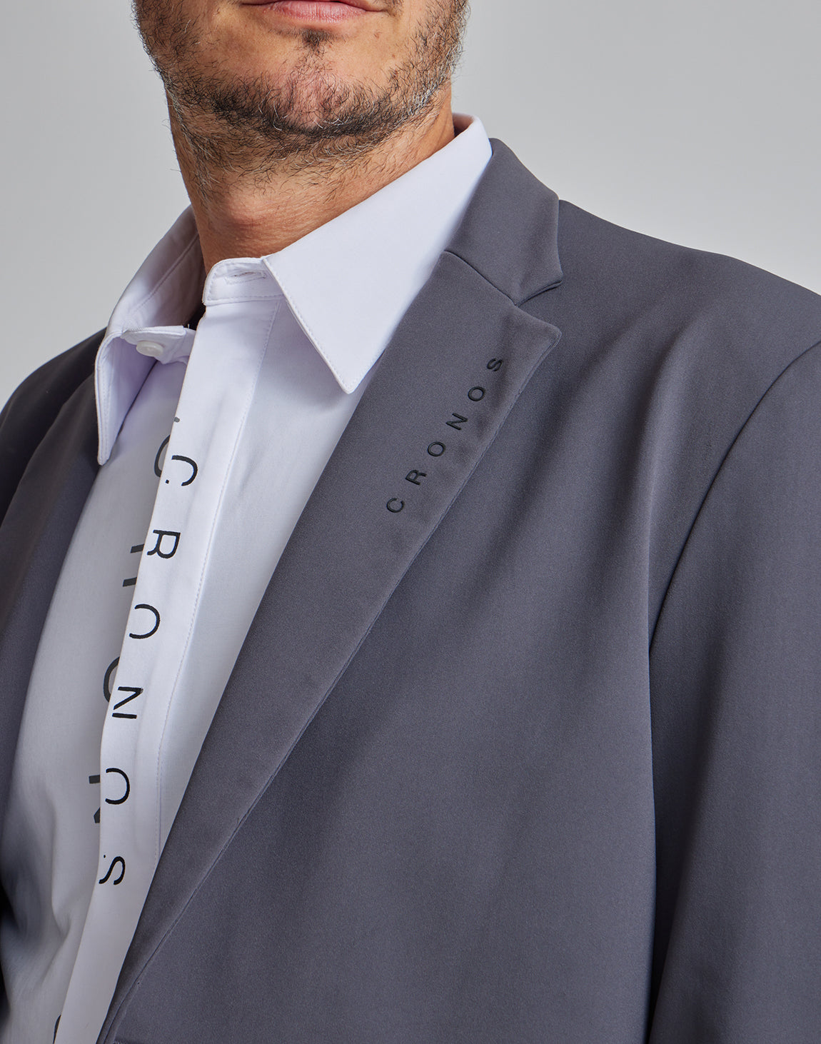 CRONOS BLACK TAILORED STRETCH JACKET【BLACK】