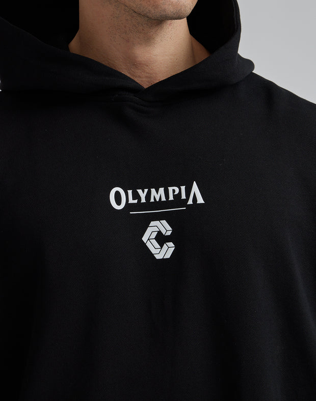 CRONOS×OLYMPIA HOODIE【BLACK】 - クロノス CRONOS Official Store