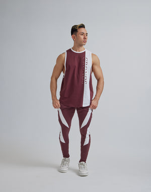 CRONOS VERTICAL LOGO SLEEVELESS【WINE】