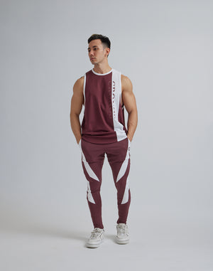 CRONOS VERTICAL LOGO SLEEVELESS【WINE】