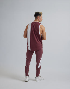 CRONOS VERTICAL LOGO SLEEVELESS【WINE】