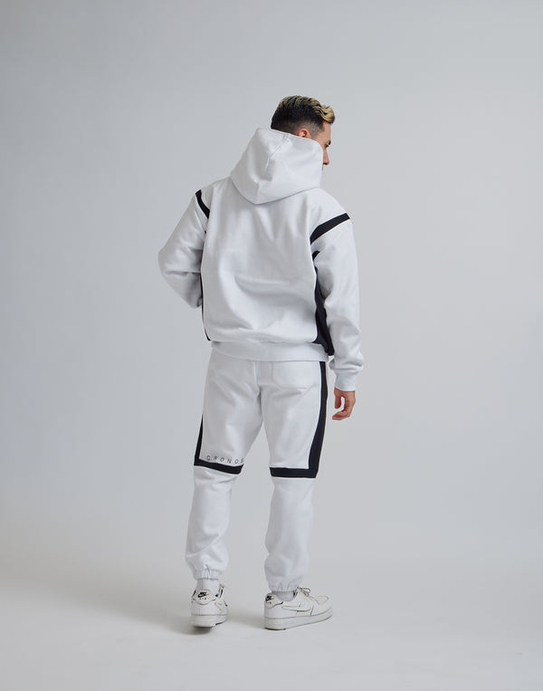 CRONOS SWITCHING FLEECE LONGPANTS【WHITE】