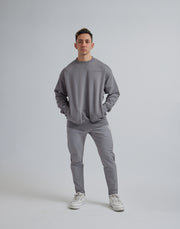 CRONOS BACK LOGO SWEAT TOP【GRAY】