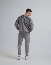 CRONOS BACK LOGO SWEAT TOP【GRAY】