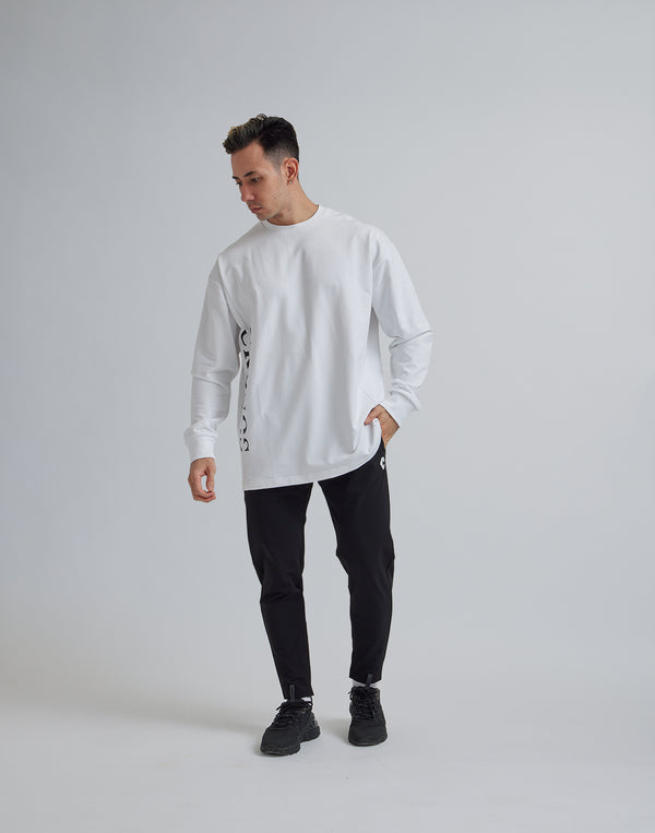 CRONOS FLEECE LONGSLEEVE [WHITE]